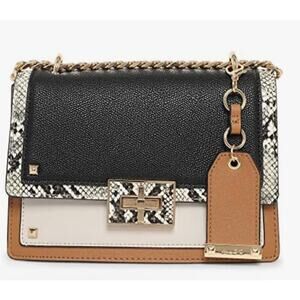 Aldo Byworth Crossbody NWOT Featuring Snakeskin Print and Gold-tone Hardware